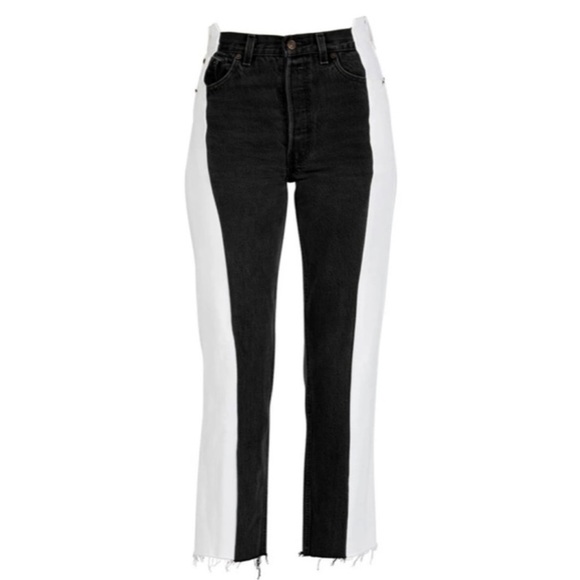 EB Denim black whites jeans